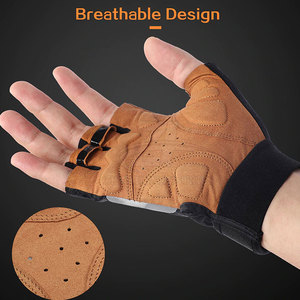 Guantes de Gimnasio para Entrenamiento, Hechos de Cuero, Ligeros y Transpirables, para Fitness - Product Image 4