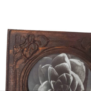 Cadre photo en bois de manguier massif de qualité supérieure, fait main, pour table, décoration élégante, rustique et moderne pour la maison, le bureau ou le salon - Product Image 4