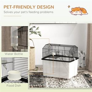 Jaula de Acero Inoxidable de Lujo para Hámster, con Diseño Personalizado, para Mascotas de Raza Pequeña, Mediana y Grande, para Uso en Interiores y Cría - Product Image 3