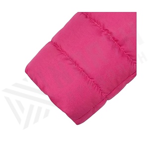 Hooded Quilted Waterproof <b>Bubble</b> Jacket Black Full Sleeve Winter Windproof Cotton Shell Knitted Fabric Polyester Filling Stand - Product Image 6