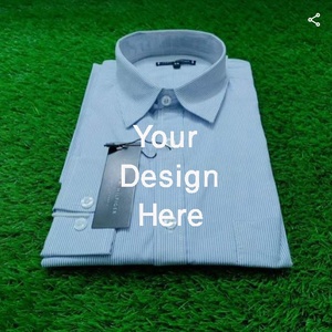 2024 nouveautés directes de Bd-hommes en coton lourd à manches longues chemise à bouton unique plaine formelle intelligente pour la saison d'automne - Product Image 1