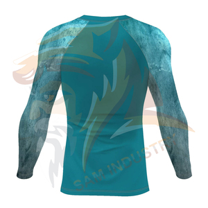 Sublimation Printed Quick Dry <b>Men</b> <b>Rash</b> <b>Guard</b> in Custom Logo MMA Training <b>Rash</b> <b>Guards</b> For Online Selling - Product Image 6