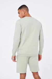 T-shirt à manches longues pour homme avec logo personnalisé, 100% coton, respirant, col rond, qualité supérieure, pour un usage quotidien - Product Image 2