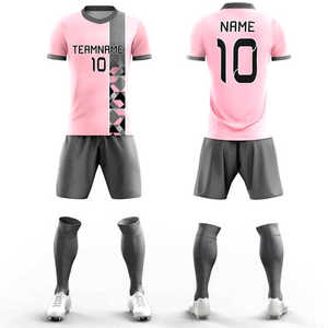 High Quality 100% Polyester Custom Design New Arrival <b>Men</b> Soccer Uniform Training Wholesale Soccer Uniform - Product Image 2