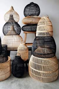 Wholesale Traditional Handicraft Bamboo Lamp <b>Covers</b> Design Living Room Lampshade <b>Rattan</b> Furniture Supplies OEM ODM From Vietnam - Product Image 4