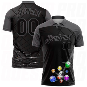 Polo de golf personalizado para hombre, tela transpirable que absorbe la humedad, costuras duraderas, ideal para uso en equipos y clubes. - Product Image 2