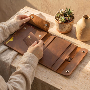 100% Genuine Leather Bible Cover Personalized Bible Case Custom Size Leather Bible <b>Sleeve</b> Bible Carrier Organizer - Product Image 6