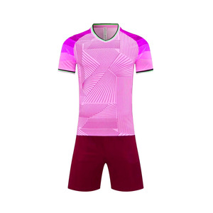 Pantalones Cortos Deportivos con Estampado Completo para Entrenamiento, Venta al por Mayor, Precio Bajo, Duraderos, para Hombre, de Secado Rápido, Cuello Redondo, Uniformes Lisos Teñidos para Equipos de Fútbol - Product Image 3