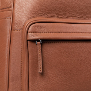 Vintage Genuine Leather <b>Laptop</b> <b>Backpack</b> <b>Men</b> Large Capacity Adjustable Strap Zipper Lightweight Customizable Travel - Product Image 6