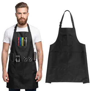 Tablier de Barbier Personnalisé avec Étiquette Tissée ODM 2026 – Tissu Unique Enduit PVC Imperméable – Qualité Supérieure – Faible MOQ – Direct Usine - Product Image 2