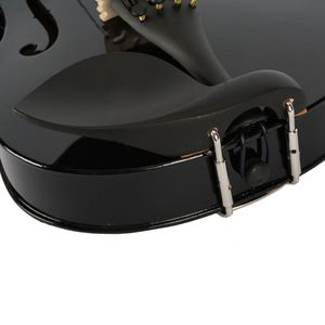 Custodia per violino acustico con tastiera in plastica, archetto in legno, fondo in abete e cordiera variabile - Product Image 6