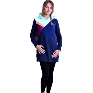 Sudadera Extra Grande Personalizada para Mujer, Estilo Casual de Invierno, Felpa de Algodón Grueso, Lavado Ácido, Bordado Ecológico, Estilo Holgado - Product Image 5