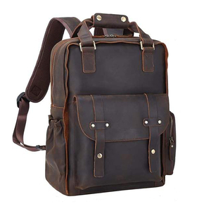 2026 Luxury <b>Leather</b> Waterproof Business Travel Sports bags <b>Backpack</b> College School Bag for <b>Men</b> <b>Designer</b> Outdoor Sports bags Hiki - Product Image 1