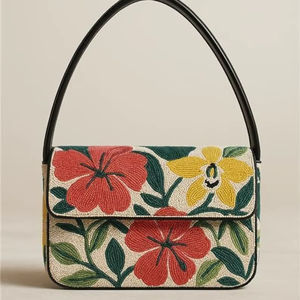 Bolso de Mano con Cuentas de Diseño Moderno, Bolso de Mano para Mujer, Precio de Mayoreo desde India - Product Image 1