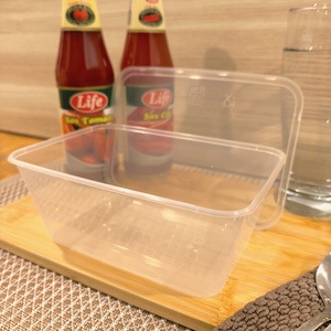 Contenedor de Alimentos de PP para Microondas de 1000 ml con Tapa, Desechable, Apto para Congelador, Biodegradable, Compostable, Reciclable y Ecológico - Product Image 4