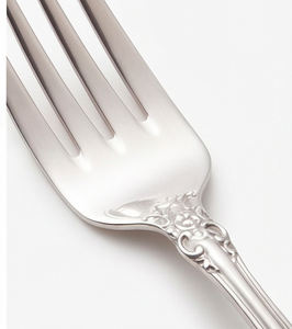 <b>Vintage</b> Silver Plated Flatware Set 9-Piece Dishwasher Safe Designer Handle <b>Cutlery</b> For Wedding Tabletop Gifting - Product Image 2