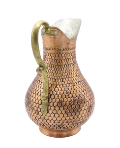 Latest Arrival Rustic Finish <b>Glass</b> Jug Hammered Design Tea Cups & <b>Saucers</b> Vintage Dishwasher Safe for Hotel Restaurant Home Use - Product Image 2