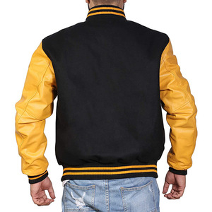 Manufacturer's Latest Fashion Men's Varsity Jackets Fine Quality <b>Stand</b> Collar Unique Design for Winter - Product Image 1