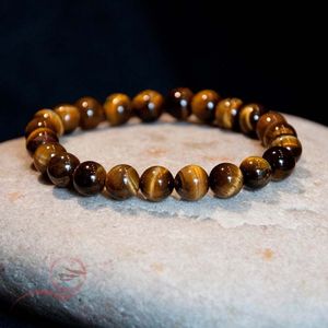 Venta al por mayor Natural Tiger Eye Stone Bracelet Healing Crystal Gemstone Jewelry en venta de Aameena Agate - Product Image 3