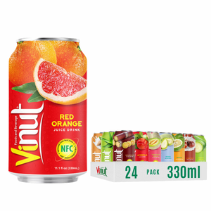 VINUT Precio de fábrica 330ml Bebida roja naranja Bebida sin azúcar con etiqueta privada Muestra gratis ofrecida - Product Image 1