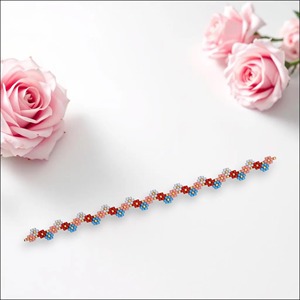 Pulsera de Cuentas con Diseño Geométrico, Pulsera de Cuentas de Dos Tonos, Pulsera de Cuentas con Acabado Sólido, Artículo de Pulsera de Cuentas a Precio de Fábrica al por Mayor - Product Image 5