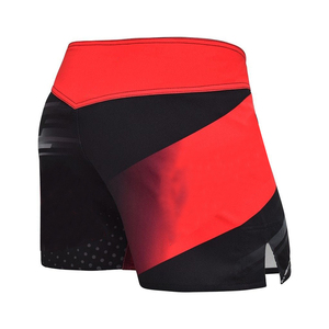 Shorts de combat MMA pour hommes, à compression, imprimés en sérigraphie, taille haute, avec cordon de serrage, respirants, à fermeture frontale - Product Image 4