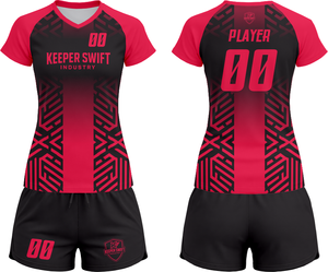 Uniforme de Voleibol SpikeStorm Pro, Kit de Voleibol AeroSpike Elite, ThunderHit Premium, 100% Poliéster, Sublimado, Completo - Product Image 3