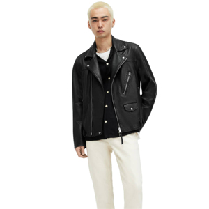 Wholesale Custom-Size Men's Winter <b>Coat</b> Genuine Leather Jacket Removable Hood Stand Collar Quick Dry Breathable Motorcycles OEM - Product Image 3
