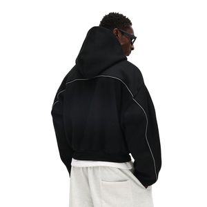 Sudadera con Capucha Extra Grande para Hombre, Unisex, 280 g/m², Estilo Vintage, Ecológica, de Alta Calidad, con Puños Acanalados de Poliéster/Algodón - Product Image 3