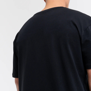 T-shirt pour homme en coton de haute qualité, personnalisable, t-shirt uni épais, t-shirt pour homme surdimensionné - Product Image 4