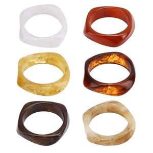 Bracelets en résine faits à la main, style cristal, accessoires de mode modernes pour femmes - Product Image 6