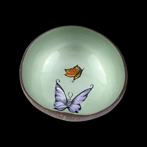 Cuenco de Coco Lacado Pintado a Mano al Mejor Precio, Cuenco Decorativo para Decoración de Mesa, Hecho en Vietnam - Product Image 2