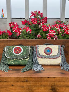 Nouvel arrivage de sacs à main à franges en cuir suédé et fourrure métallisée sacs à bandoulière élégants de style occidental sacs à bandoulière pour femmes à vendre - Product Image 4