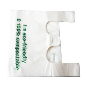 Bolsas para camisetas compostables del fabricante en rollo Bolsas ecológicas hechas en Vietnam Bolsas hechas de almidón de maíz Bolsas de base biológica - Product Image 2