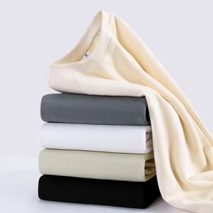 Sweat-shirt à col rond en molleton 600 GSM pour femme, couleur unie, coupe classique, tricoté, manches longues, chaud pour l'hiver/le printemps, avec logo sur le devant - Product Image 4