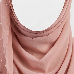Nouveau Voile Musulman en Chiffon avec Strass et Cristaux pour Femme – Écharpe Élégante Ornée de Pierres, Douce, Respirante et de Qualité Supérieure – Vente Flash - Product Image 4
