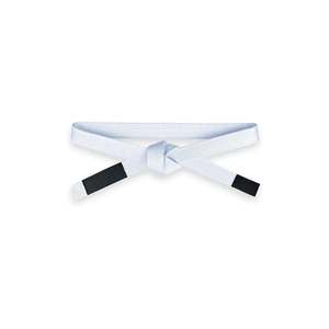 Ceinture de BJJ blanche 100% coton, durable, unisexe, pour adultes, vêtements d'arts martiaux - Product Image 4
