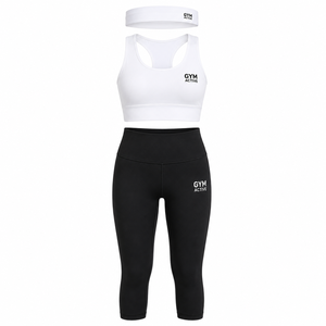 Conjunto Deportivo de 2 Piezas para Mujer: Sujetador Deportivo de Alta Sujeción de Secado Rápido y Leggings de Malla, Ropa Deportiva Personalizada para Gimnasio, Fitness, Yoga y Entrenamiento - Product Image 5