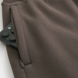 Pantalon de jogging en molleton épais pour homme, coupe décontractée, ample, avec taille élastique et cordon de serrage - Product Image 6