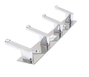 Gancho de Pared de Acero Inoxidable de 4 Puntas, Gancho para Colgar en la Puerta Resistente a la Oxidación SS202, Proveedor Mayorista - Product Image 1