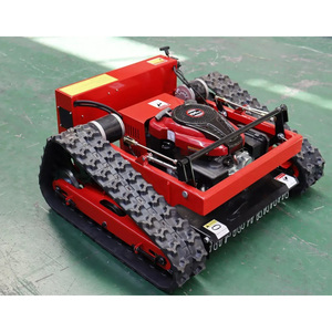 RC tracked mower with durable rubber tracks for long term outdoor use - Product Image 3