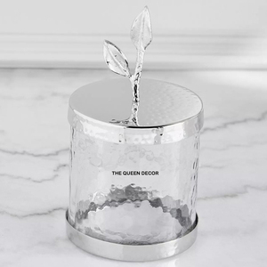 Style Herb & Spice <b>Tools</b> for Tableware Use Handmade Aluminum Metal Food Serving Canister Golden Casting - Product Image 2