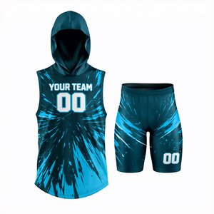 Conjuntos de Fútbol 7v7 para Jóvenes, Personalizados, con Capucha, Sublimados, 100% Poliéster, Alta Calidad, Precio Económico, MOQ Bajo - Product Image 1