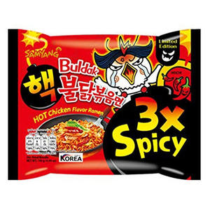Fideos Instantáneos Samyang Buldak Sabor Pollo Picante HOT Combo 1X 2X 3X en Caja/Bolsa, Certificación Halal, Proceso Frito - Product Image 6