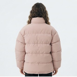 Abrigo Acolchado Casual de Invierno para Mujer, Chaqueta Cálida con Cuello Alto, Corte Regular, Ropa Exterior de Moda, Fabricante - Product Image 3