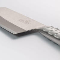 Couteau de chef JAYA MATA JM83 en acier inoxydable 5Cr15MoV, 8-9,9 pouces, finition brossée, multi-usages, durable, design minimaliste
