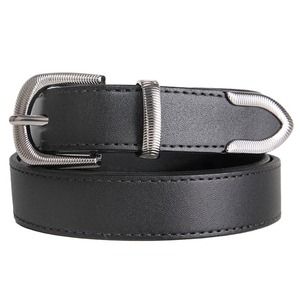 Cinturón Casual de Cuero Genuino de Alta Calidad con Patrón de Serpiente Cuadrado Sólido - Product Image 6