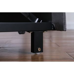 Poltrona Letto Convertibile Multifunzionale Regolabile in Tessuto Morbido per Soggiorno con Cuscino - Product Image 6