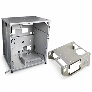 Armoire d'équipement en tôle d'acier inoxydable sur mesure, châssis, support, pièces OEM, sérigraphiées et peintes par pulvérisation - Product Image 1