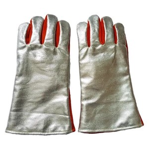 Gants aluminisés STALWART IMPEX à haute isolation thermique pour la couture, paume en cuir de vachette, manchette de sécurité, épaisseur 8 oz, forge - Product Image 3